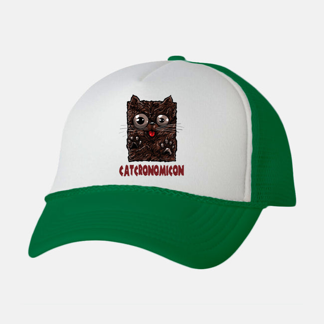 Catcronomicon-Unisex-Trucker-Hat-zascanauta