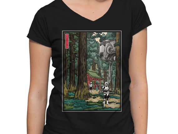 Galactic Empire In Japanese Forest