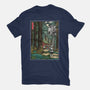 Galactic Empire In Japanese Forest-Womens-Basic-Tee-DrMonekers