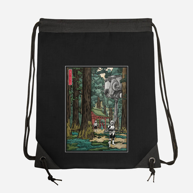 Galactic Empire In Japanese Forest-None-Drawstring-Bag-DrMonekers