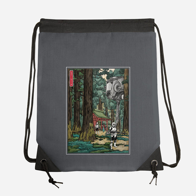 Galactic Empire In Japanese Forest-None-Drawstring-Bag-DrMonekers
