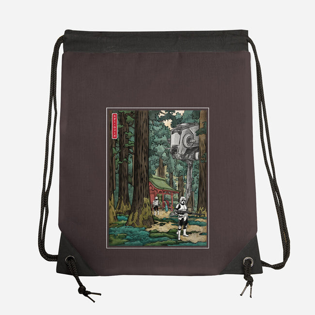 Galactic Empire In Japanese Forest-None-Drawstring-Bag-DrMonekers