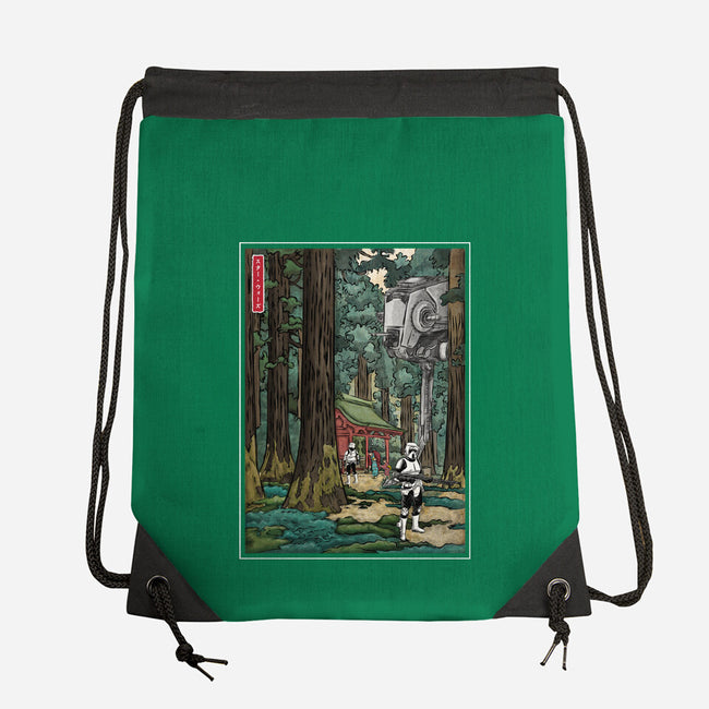 Galactic Empire In Japanese Forest-None-Drawstring-Bag-DrMonekers