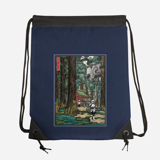 Galactic Empire In Japanese Forest-None-Drawstring-Bag-DrMonekers