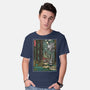 Galactic Empire In Japanese Forest-Mens-Basic-Tee-DrMonekers