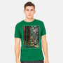 Galactic Empire In Japanese Forest-Mens-Heavyweight-Tee-DrMonekers