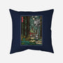 Galactic Empire In Japanese Forest-None-Removable Cover w Insert-Throw Pillow-DrMonekers