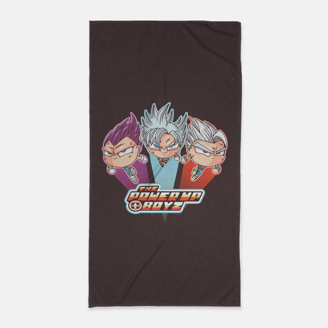 Power Up Boyz-None-Beach-Towel-naomori