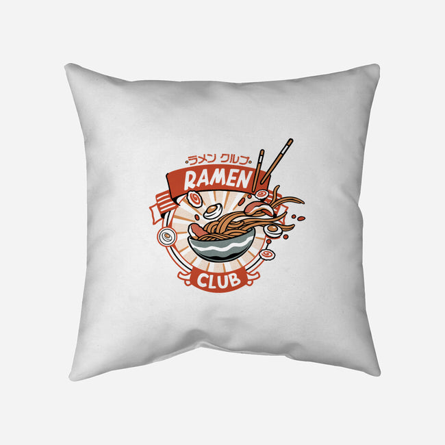 Ramen Club-None-Removable Cover w Insert-Throw Pillow-ilustrata
