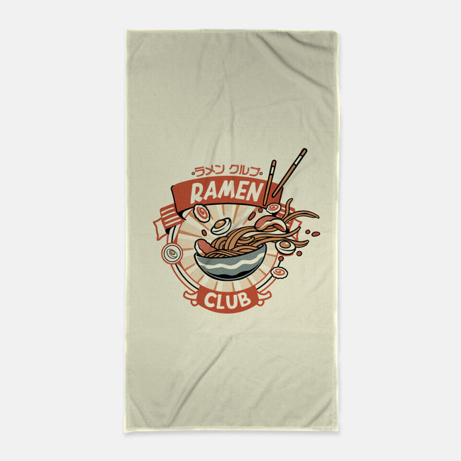 Ramen Club-None-Beach-Towel-ilustrata