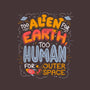 Too Alien For Earth-None-Glossy-Sticker-eduely