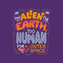 Too Alien For Earth-Womens-Fitted-Tee-eduely