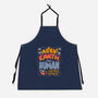 Too Alien For Earth-Unisex-Kitchen-Apron-eduely