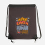 Too Alien For Earth-None-Drawstring-Bag-eduely