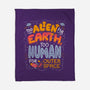 Too Alien For Earth-None-Fleece-Blanket-eduely