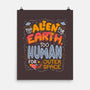 Too Alien For Earth-None-Matte-Poster-eduely