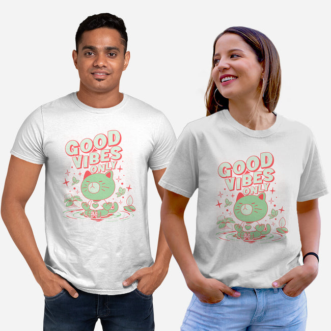 Good Vibes Only-Unisex-Basic-Tee-ilustrata