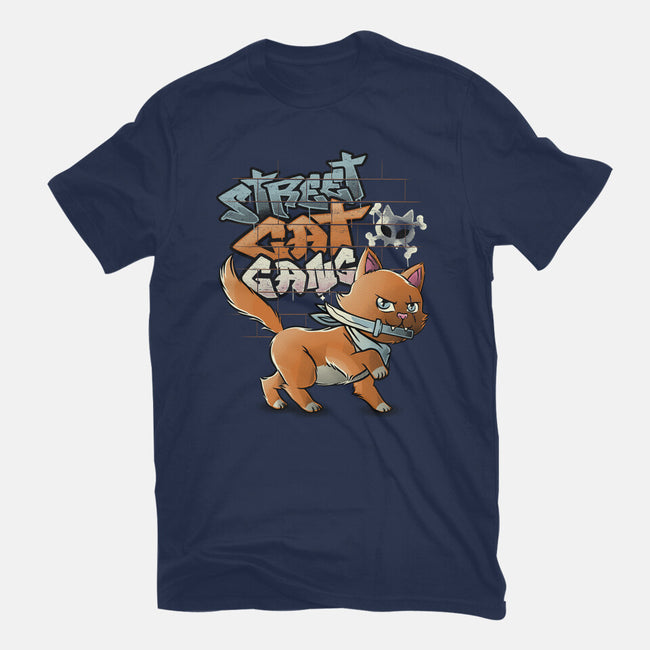 Cat Gang-Womens-Fitted-Tee-tobefonseca