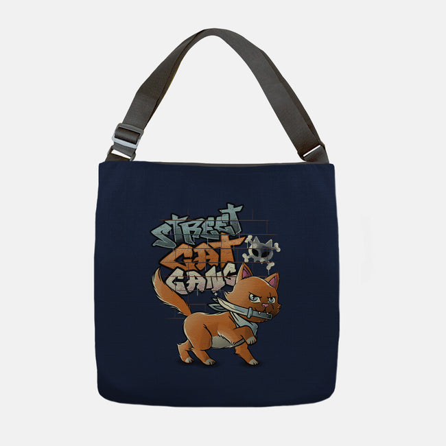 Cat Gang-None-Adjustable Tote-Bag-tobefonseca