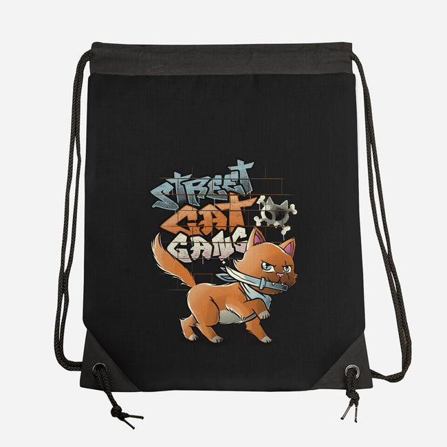 Cat Gang-None-Drawstring-Bag-tobefonseca