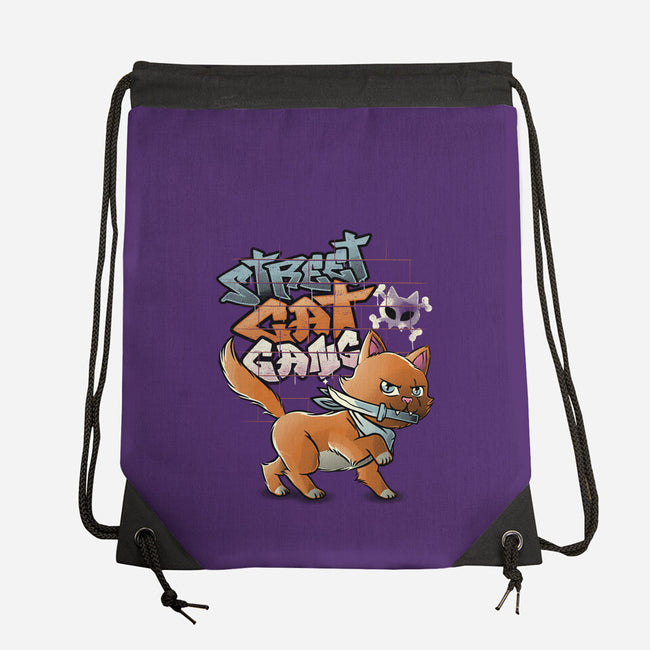 Cat Gang-None-Drawstring-Bag-tobefonseca