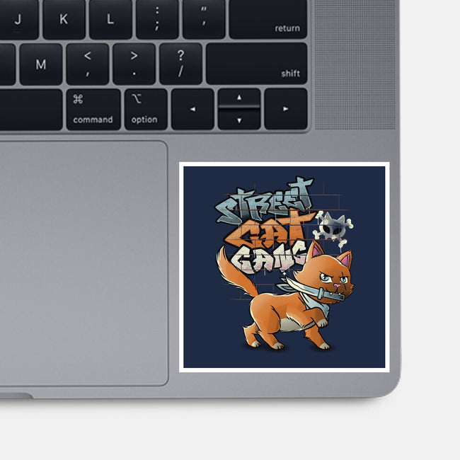 Cat Gang-None-Glossy-Sticker-tobefonseca