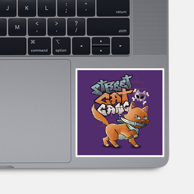 Cat Gang-None-Glossy-Sticker-tobefonseca