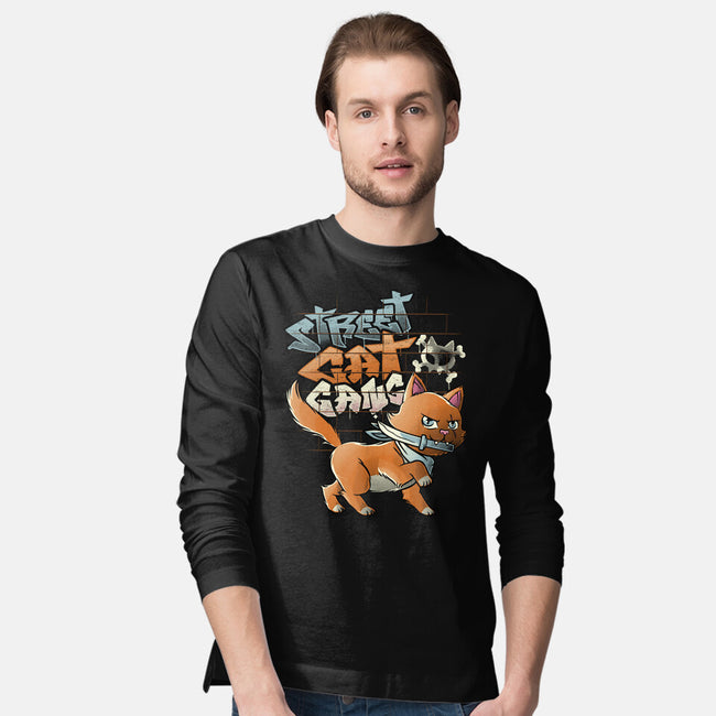 Cat Gang-Mens-Long Sleeved-Tee-tobefonseca