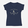 Free Shrugs-Womens-V-Neck-Tee-tobefonseca