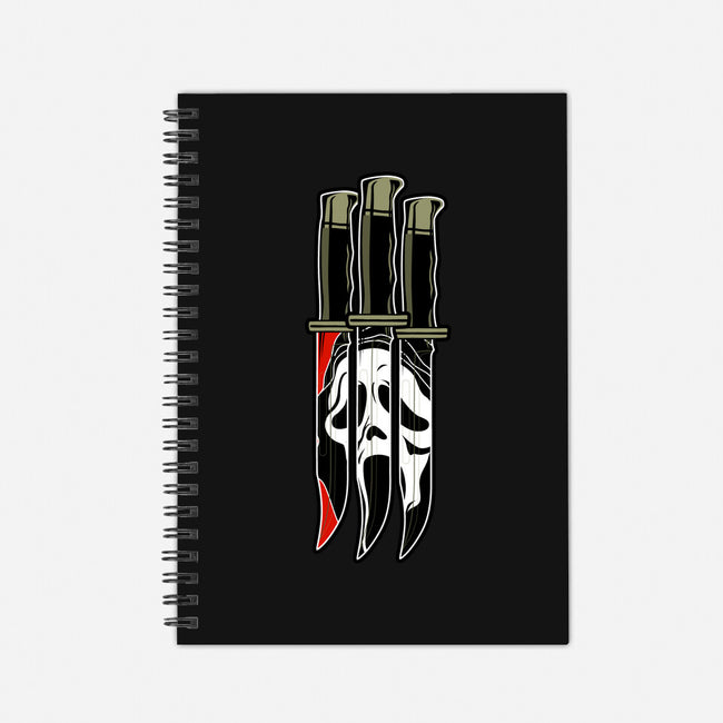 Screaming Blades-None-Dot Grid-Notebook-nadzeenadz