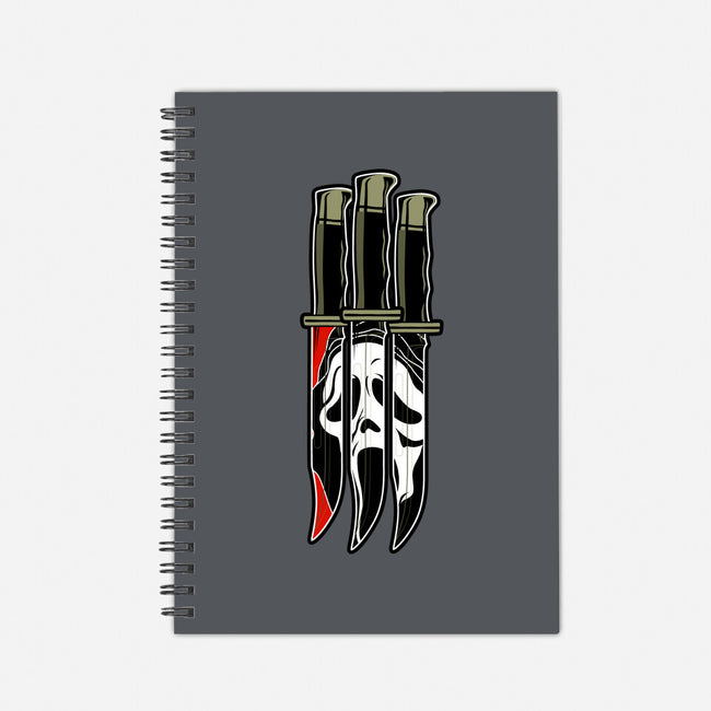 Screaming Blades-None-Dot Grid-Notebook-nadzeenadz