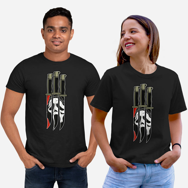 Screaming Blades-Unisex-Basic-Tee-nadzeenadz