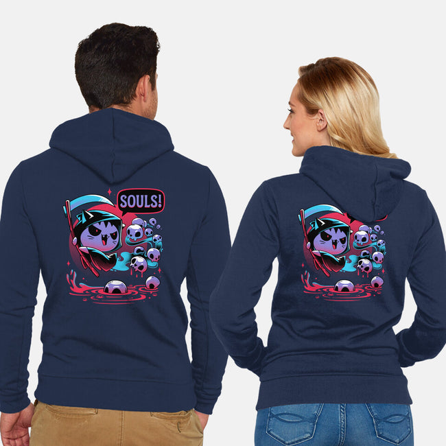 Paws Of Death-Unisex-Zip-Up-Sweatshirt-Snouleaf