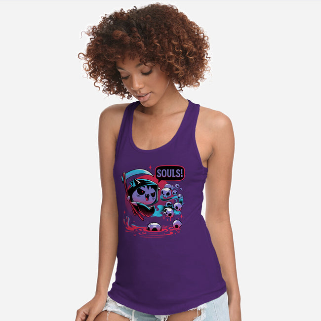 Paws Of Death-Womens-Racerback-Tank-Snouleaf