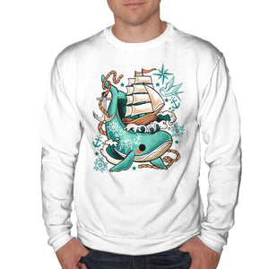 Whale Ship Tattoo