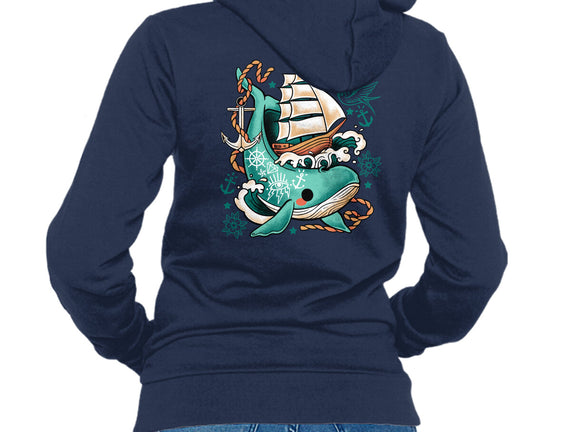 Whale Ship Tattoo