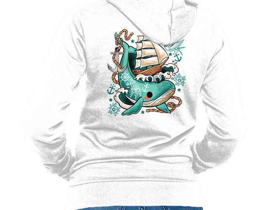 Whale Ship Tattoo