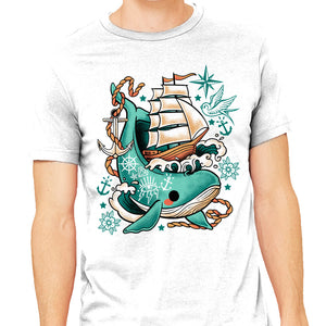 Whale Ship Tattoo