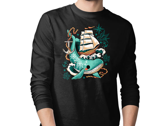 Whale Ship Tattoo