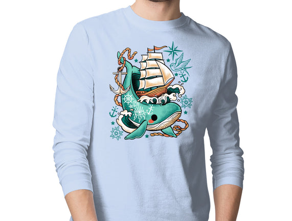 Whale Ship Tattoo