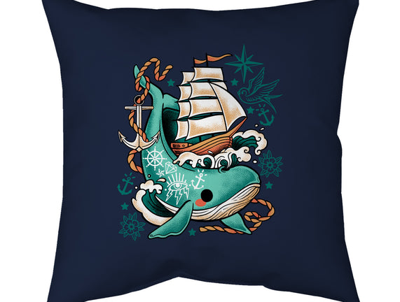 Whale Ship Tattoo