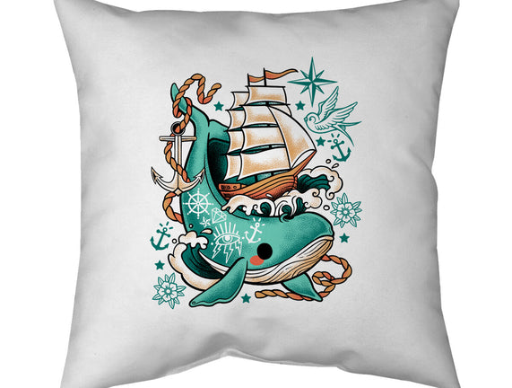 Whale Ship Tattoo