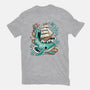 Whale Ship Tattoo-Womens-Fitted-Tee-NemiMakeit