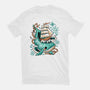 Whale Ship Tattoo-Womens-Fitted-Tee-NemiMakeit