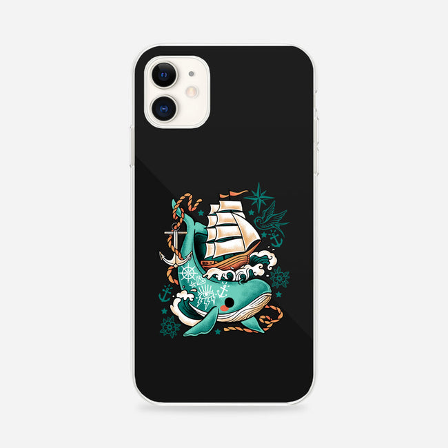 Whale Ship Tattoo-iPhone-Snap-Phone Case-NemiMakeit