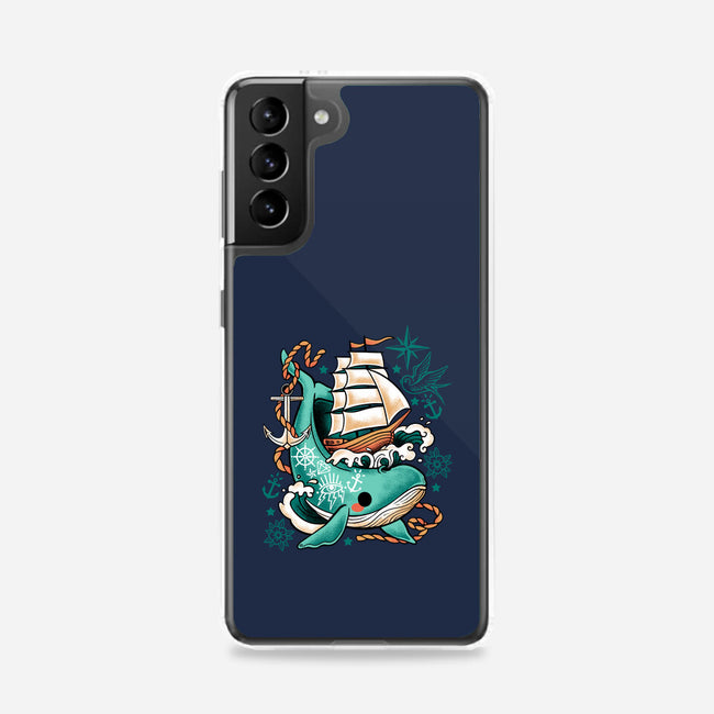 Whale Ship Tattoo-Samsung-Snap-Phone Case-NemiMakeit