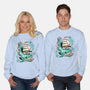 Whale Ship Tattoo-Unisex-Crew Neck-Sweatshirt-NemiMakeit