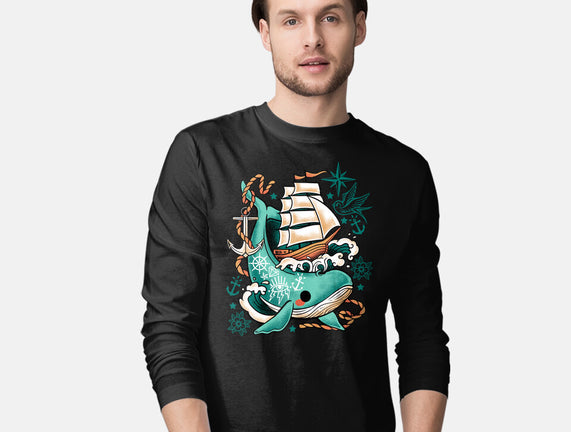 Whale Ship Tattoo