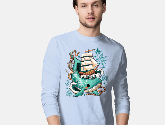 Whale Ship Tattoo