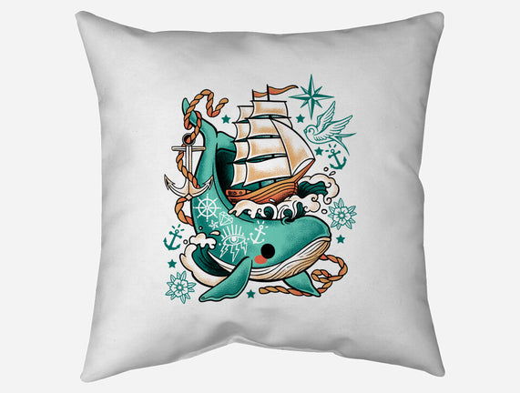 Whale Ship Tattoo